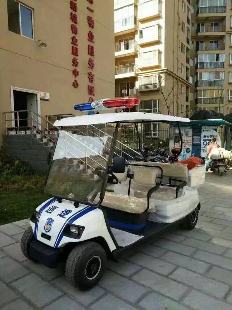 4座高爾夫巡邏車（側面）